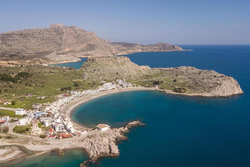 Villa Ossiano Pool Villas,heating Pool, 2 Min Drive To & 10 Min To Lindos Charaki
